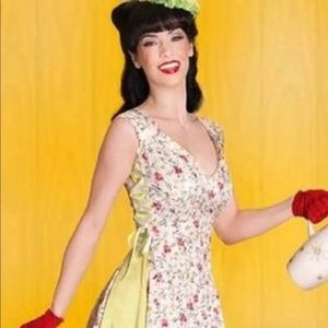 Bettie Page by Tatyana floral brocade dress